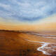Sunset over the coast…