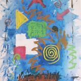 Crash of cosmic rays over London