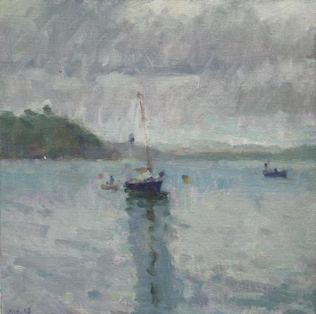 Mt Edgcumbe with Boat