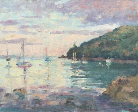 July Evening with Penlee and Shadows