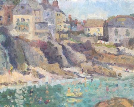 Cawsand from the Rocks, Summer Holidays