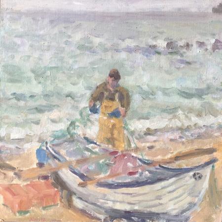 Fisherman of Cawsand, Winter