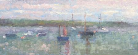 Summer Evening with Small Boats