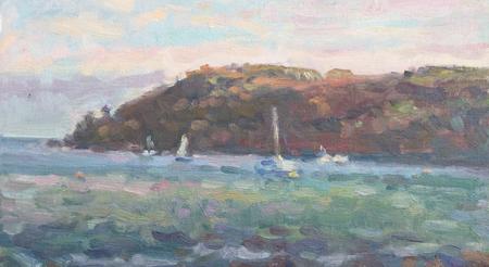 Evening Light on Penlee, Early Spring