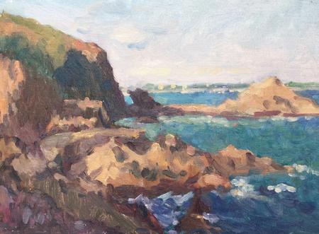 Rocks near Collioure, Afternoon