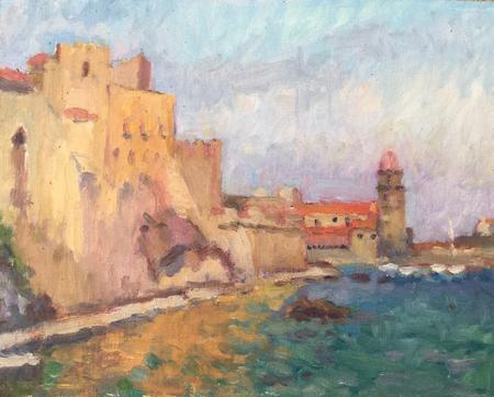 September Afternoon Sun (Chateau Royal from Plage d’Avall, Collioure)