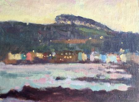 Village Lights, December Evening