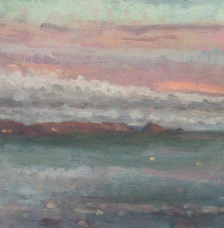 Late Winter Evening with Mew Stone