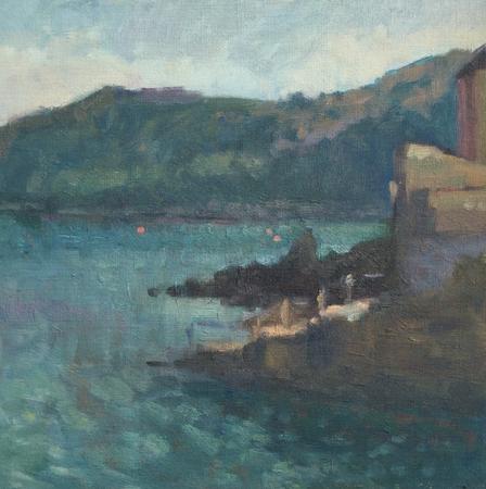 Bright Morning in Autumn with Slipway and Pemberknowse