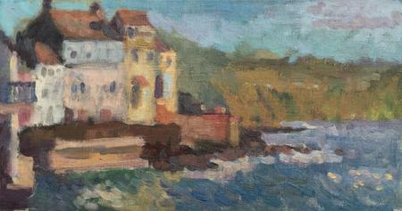 Early Spring Morning, High Tide at Kingsand