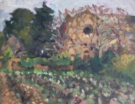 The Chapel at Chateau Cassan from the West, Spring