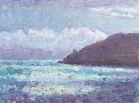 Penlee Sun and Cloud, Late Winter