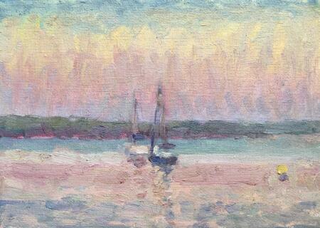 Yellow Buoy, Late Summer Evening