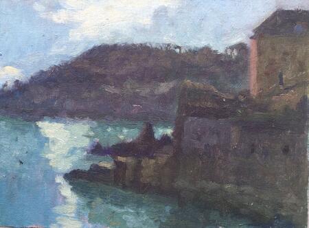 Penlee from Girt Beach, Late Morning in Winter