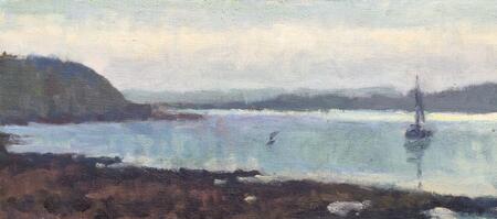 July Morning with Blue Mt Edgcumbe