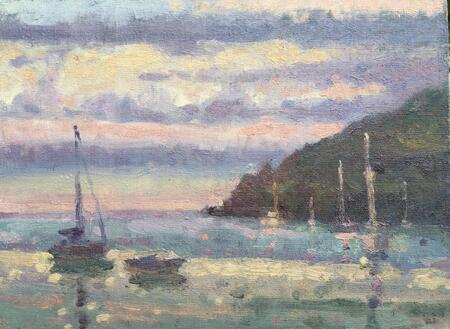 Summer Evening with Penlee and Boats