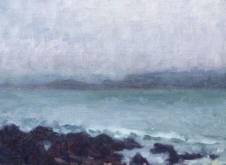 Autumn Fog on The Sound