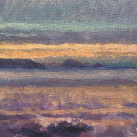 Rising Sun, Early Winter Morning from Norr Rock