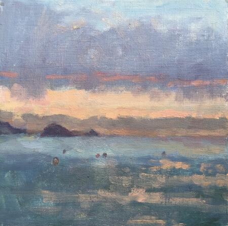 A Winter's Sunrise with Mewstone 