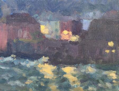 Very Early Morning in Winter, Cawsand