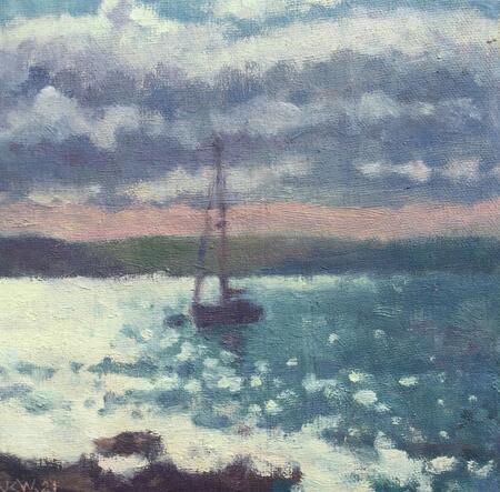 Morning Mooring, Blue Sky and Cloud