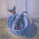 Two Headless Grey Mullet