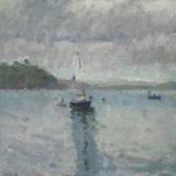 Mt Edgcumbe with Boat