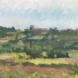 Chateau Cassan in a Landscape, May Morning