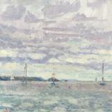 Morning from Kingsand with Boats and Mew Stone