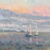 Evening with Mew Stone from Girt Wall