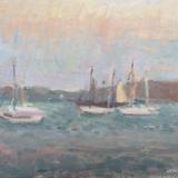 Evening at Cawsand with Small Boats