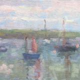 Summer Evening with Small Boats