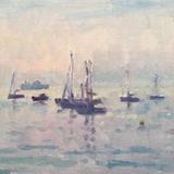 Bank Holiday Morning with Ship