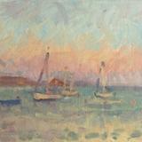 Early Summer Evening with Boats and Mewstone