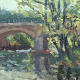 The River at Gabian, Late Afternoon in Spring