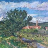 Big Olive on the Road to Pouzolles, April