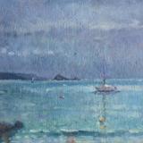 Spring Morning with Mauve Sky