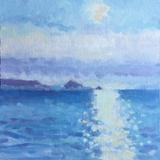 Late Autumn Morning with Sun and Little Mew Stone