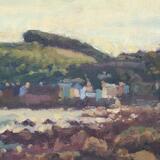 Village and the Rocks - Early Evening in July 