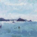 August Morning with Boats and Buoys