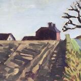 Winter Field and Tree