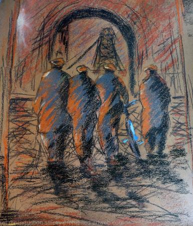 four-miners-off-to-work