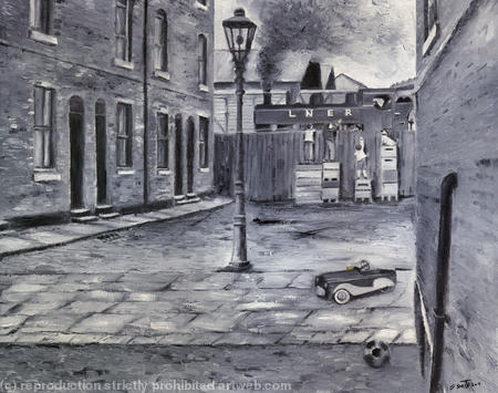 Waving to the engine driver