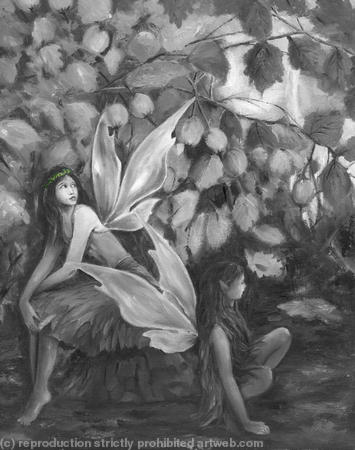 At the bottom of the garden