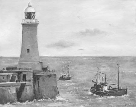 Heading Home past Tynemouth