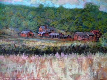 Kepier farm across the river