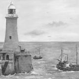 Heading Home past Tynemouth