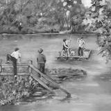 old doors and oil drums