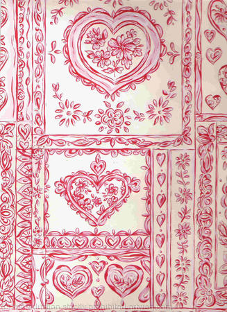 Heart Toile