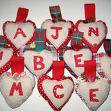Hearts with initials